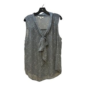 Daniel Rainn Gray Sleeveless Blouse